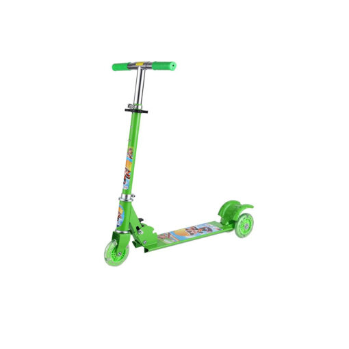 3 Wheel Scooter LED Light Up Wheels Adjustable Height Toddler Scooter - Image 3