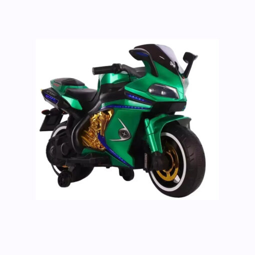 Electric Sports Bike for Kids – Rechargeable Ride-On with Music & Lights